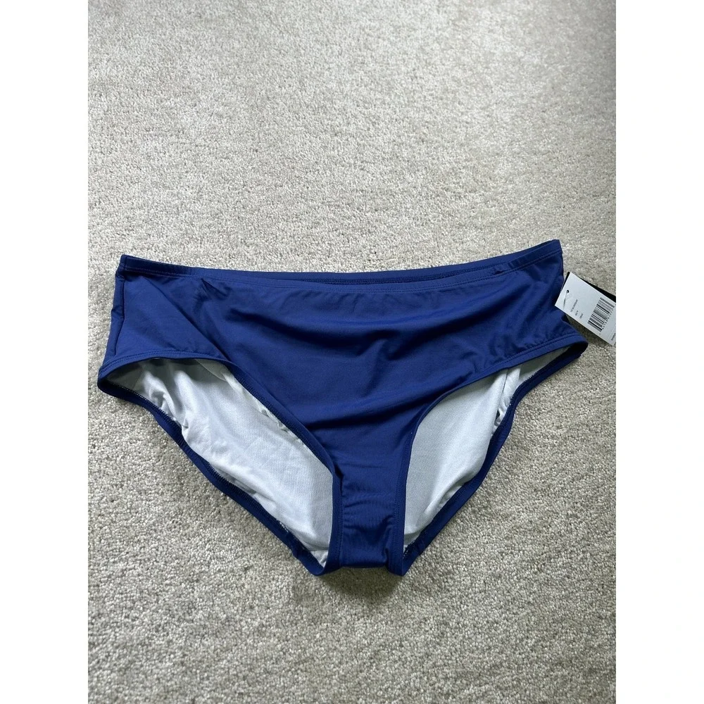 24&Ocean Swimwear Women's Navy 16W‎ Tummy Control Nylon